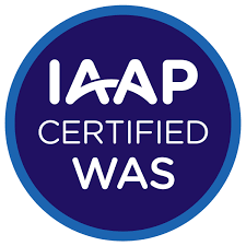 the International Association of Accessibility Professionals Web Accessibility(IAAP) Specialist certification logo